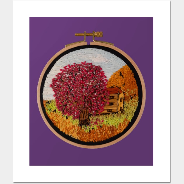 Farmhouse Wall Art by RONembroidery